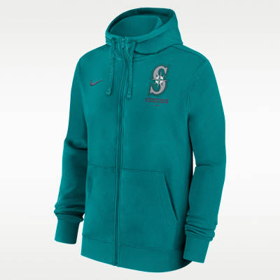 Seattle Mariners Lockup Men's Nike MLB Full-Zip Hoodie. Nike.com